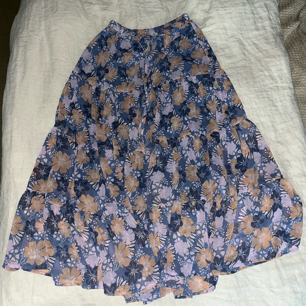 American eagle floral peasant skirt size xs